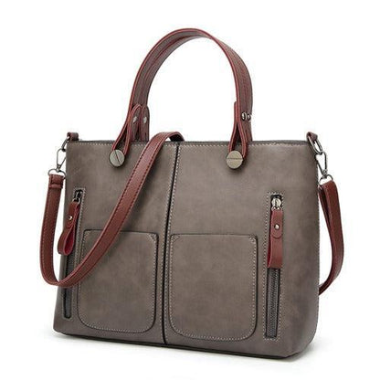 Saferyl – Women’s Vintage PU Leather Shoulder Bag with Adjustable Crossbody Strap